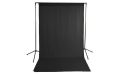 Black Screen 5x7 feet Backdrop Background For Photography without stand. 