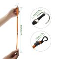 1/10 RC Kinetic Winch Rope with Strap Hook for Rigs Rock LCG Crawler Gspeed SCX10 TRX4 CFX TF2 Power Wagon Cliffhanger Body.