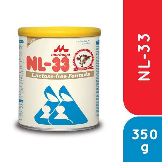 MORINAGA NL-33 LACTOSE FREE FORMULA MILK 350GM
