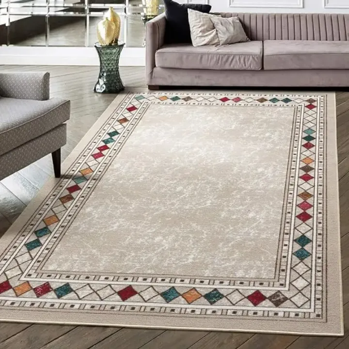 VIKAMA%20Crystal%20Pile%20Modern%20Art%20Style%20Living%20Room%20Hotel%20Bedroom%20Home%20Decor%20Washable%20Non-Linting%20Carpet%20Mat%20By%20Mat%20-%20Image%202