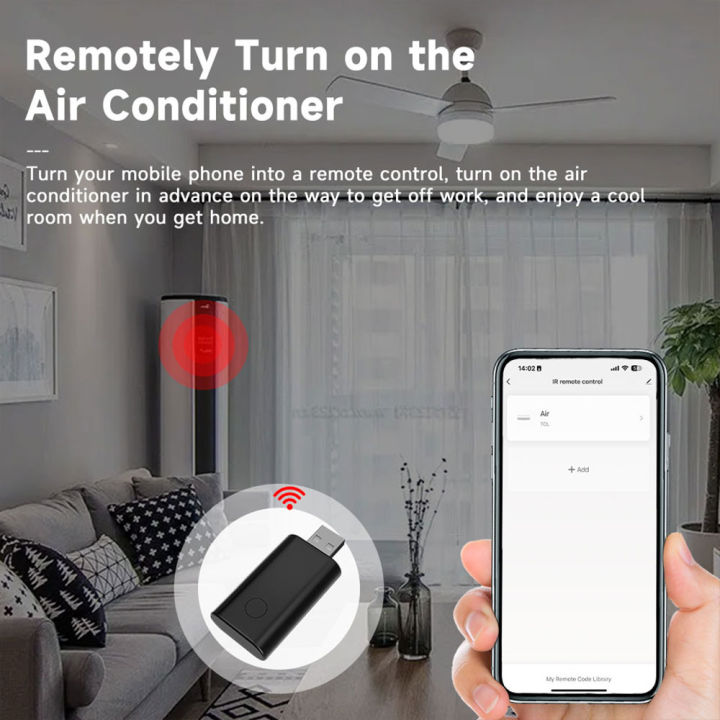 WiFi%20IR%20Remote%20Controller%2012m%20Max%20Transmission%20Range%20360%C2%B0%20Full%20Coverage%20Tuya%20IR%20USB%20Infrared%20Transmitter%20for%20TV%20AC%20Fan%20Light%20-%20Image%203