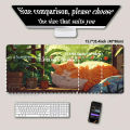 HD Printing Mouse Pads Black Cat cute scenery Gaming 400x900mm Large overlock Mousepad Gamer  Company accessories Desk Mat. 