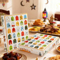 1-10Pcs Eid Countdown Advent Calendar Box DIY Assembled Ramadan Mubarak 30Days Digital Storage Case Empty .