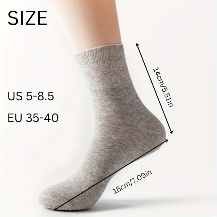 5%20Pairs%20Women'S%20Non-Binding%20Diabetic%20Socks,%20Comfortable%20No-Restriction%20Footwear%20for%20Seniors%20&%20Pregnant%20Women,%20Perfect%20Gift%20-%20Image%203