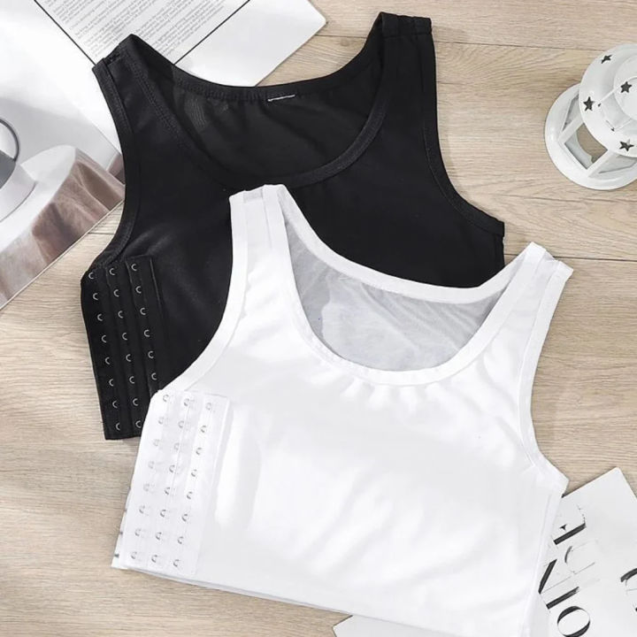 Women%20Breathable%20Chest%20Breast%20Binder%20Side%20Buckle%20Short%20Vest%20Tops%20Chest%20Binder%20Underwear%20Tank%20Tops%20Wireless%20Chest%20Wrap%20Bandage%20-%20Image%203