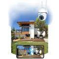 A7 Wireless Monitoring Camera 360 degree intercom 1080P Home Security Camera Remote HD Night Vision Camera Monitor Smart Home. 