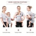 New Baby Carrier Wide Strap Wrap Newborn Kangaroo Backpacks Strap Multifunctional Toddler Outdoor Baby Activity Supplies.
