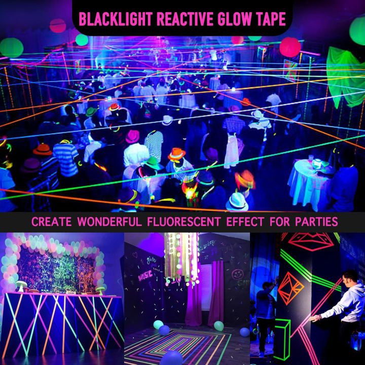 UV%20Blacklight%20Reactive%20Fluorescent%20Cloth/Neon%20Gaffer%20Tape,%20Super%20Bright%20Spike%20Tape%20for%20Glow%20Party%20Supplies%20-%20Image%207