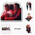 25 Spiderman stickers. 