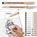 12/9/4Pcs Markers Micro Pen Kawaii Manga Hand-painted Drawing Hook Line Pen Fastdry Waterproof Sketching for Art Sketch Supplies.