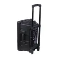 OLiK  Rechargeable Professional Speaker Party box NSC 212 with a massive 12 inch Speakers inside with good bass – PA System with 2 Wireless Microphones, Remote Control, and Charging Cable – Portable Audio for Events & Parties - Karaoke Supported. 