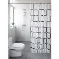 1PCS Bathroom Shower Curtains Waterproof Modern Geometric Plaid Pattern Household Decoration Translucent Good Quality. 