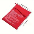 Kitchen Supplies Microwave Potato Bag Baked Potato Bag Red Pouch Cooking in Just 4 Minutes Cooker Bag Potato Bags Kitchen Tools. 