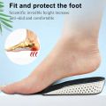 Height Increase Insoles Heel Pads Arch Support for Taller Hight. 