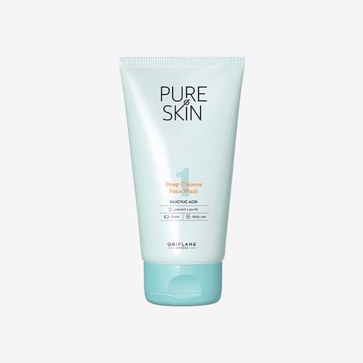 Oriflame pure skin face wash