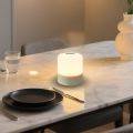 1pc LED bedside lamp, touch switch, temperature and light color conversion, infinitely adjustable brightness, soft lighting. 