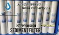 PPF Sediment 20" Jumbo Water Filter Cartridge Element Replacement PPF 5 micron (PACK OF 4). 