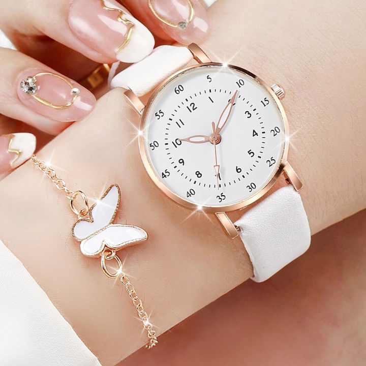 %E3%80%90Global%20best-seller%E3%80%916PCS/Set%20Women's%20Quartz%20Watch%20Fashion%20Arabic%20Dial%20Leather%20Band%20Quartz%20Watch%20Jewelry%20Set%EF%BC%88Without%20Box%EF%BC%89%20-%20Image%204