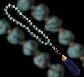 Feroza Tasbeeh, Uneven Original Beads Tasbih with Beautiful Tassel. 