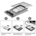 USB 3.0 to SATA III Hard Disk Case for 2.5 inch HDD SSD External Hard Drive Enclosur Max 4TB Support UASP HDD Box. 