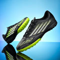 Men's High Top Soccer Shoes FG/TF Long Spikes  Football Boots Lightweight Professional Athletic Training. 
