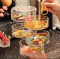 Transparent 360° Rotating Jewelry Box  4 & 5 Layer
 Jewelry Organizer. 
