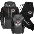 Men Single Piece Sweatshirts Sweatpants Versatile Men's Tracksuit Casual Comfort Fashion Daily Sports Simple Splashed Ink Hoodie. 
