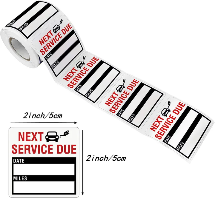 150%20Pcs%20Oil%20Change%20Auto%20Maintenance%20Service%20Due%20Reminder%20Stickers%20Labels%20in%20Roll%20-%20Image%207