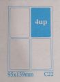 4 Labels on A4 size Sticker Sheet Pack of 100 Sheets. 