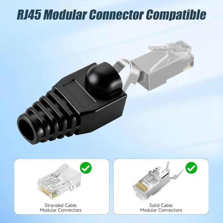 Strain%20Relief%20Boots%20RJ45%20Ethernet%20Network%20Cable%20CAT5E%20CAT6%20Mixed%20Color%20Cable%20Connector%20Plug%20Cover%2050PCS%20-%20Image%204
