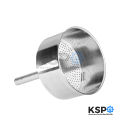 Moka pot Imbuto in Acciaio 6cup Venus, Musa part No. 0800513 (stainless steel) coffee maker parts. 
