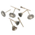 9Pcs Set Wire Brush Wire Wheel Rotary Tool Stainless Steel Rust Removal Polishing Cleaning Deburring Brushes For Metal Nonmetal. 