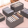 9-Grid Cloth Organizer Box – Closet Storage & Drawer Divider for Neat Organization. 