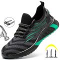 Men Work Safety Shoes Anti-puncture Working Sneakers Male Indestructible Work Shoes Men Boots Lightweight Men Shoes Safety Boots. 