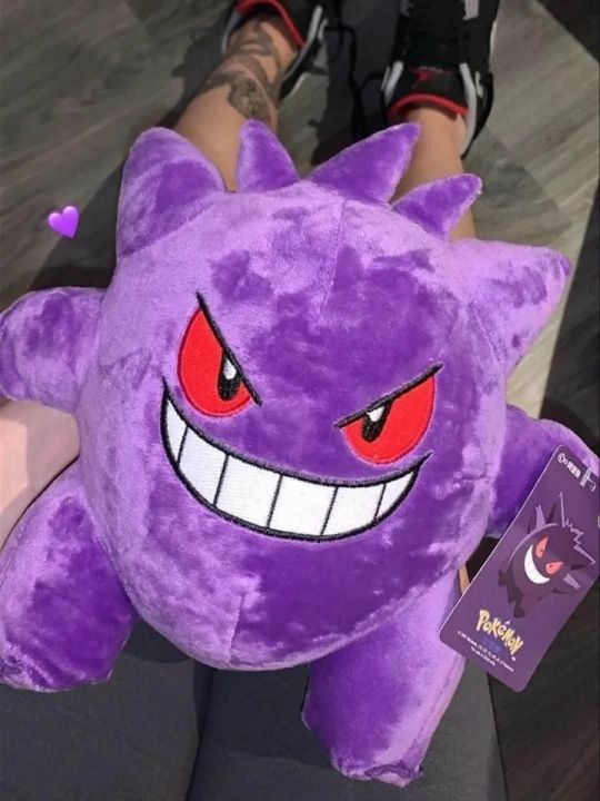 Gengar Plush Toys Pokemon Gengar Stuffed Doll Devil Peluche Funny Anime Pikachu Plushies Kawaii Hobbies Collection Xmas 