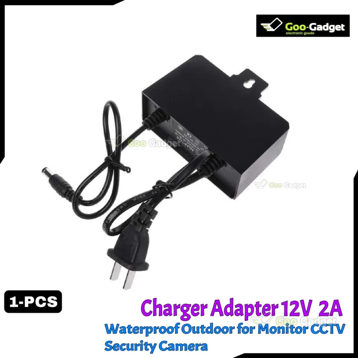12V 2A Waterproof AC-DC Charger Adapter | EU/US Plug for CCTV, Monitor ...