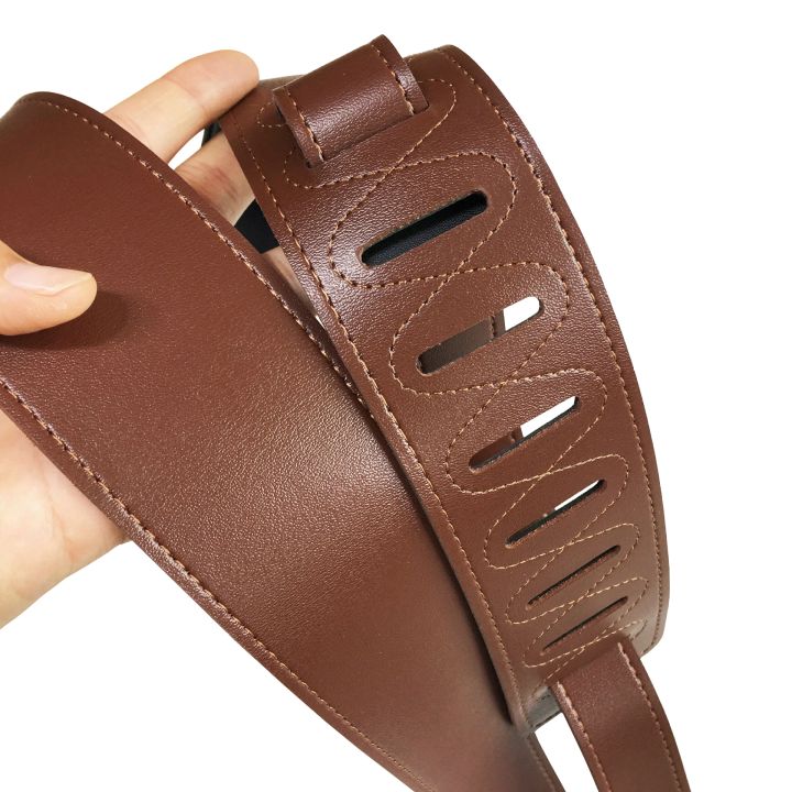 Adjustable%20Leather%20Guitar%20Strap%20Double%20Side%202%20Colors%20Black%20&%20Brown%20PU%20Soft%20Belt%20for%20Electric%20Acoustic%20Classical%20Bass%20Guitarra%20-%20Image%202