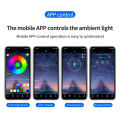 Car Foot Light Ambient Light Atmosphere Decorative Lamp RGB Decorative Lamp LED Car Interior Remote APP Control. 
