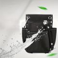 5 specifications Single Side Tool Belt Pouch for Electrician Carpenters and Builders, Durable Canvas Construction, black. 