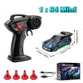 1/64 Scale Drift RC Car 2.4Ghz Desktop Mini Racing ESP Remote Contrl Car Model 4WD RC Vehicle Toys for Adults Children's . 