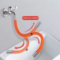 Universal Kitchen Faucet Extension Extender Anti-Splash Rotating Flexible Hose Water Tap Pipe Tube For Bathroom Wash Basin. 