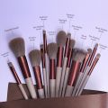 13 Pcs Makeup Brushes Set Eye Shadow Foundation Women Cosmetic Powder Blush Blending Beauty Make Up Tool For Beginner. 