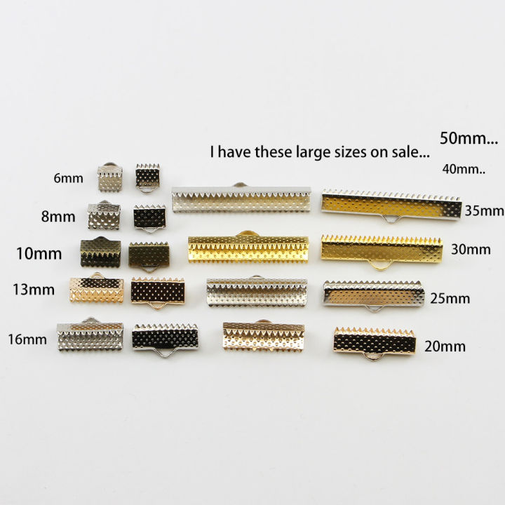50pcs/lot%20%20Cove%20Clasps%20Cord%20End%20Caps%20String%20Ribbon%20Leather%20Clip%20Necklace%20Bracelet%20Connector%20for%20Jewelry%20Making%20Supplies%20-%20Image%207