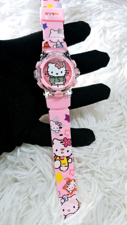 Kids%20Girls%20Kitty%20Watch%20Spinner%20Lighting%20Musical%20Cool%20Fun%20Watch%20-%20Image%207