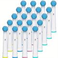 4-20pcs Brush Head Nozzles for Braun Oral B Electric Toothbrush Replacement Head Refill Sensitive Clean Cross Action for Oralb.
