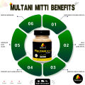 Premium Multani Mitti Powder 305g – Pure Fuller's Earth Clay Powder / Multani Matti – Natural Fine Clay for Face & Body Masks. 