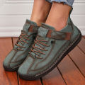 New Women's Boots Fashionable Simple Trendy Luxurious Brand Casual Shoes Waterproof Wear Resistant Soft Soled Platform Boots.