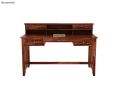 Wallace Computer Table With Drawers (Honey Finish). 