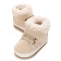 HAIZHIW 0-18M NEW Winter Baby Boys Girls High Tops Sneakers  Anti-Slip Sole Fleece for Warmth Infant Newborn Shoes. 