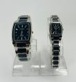 Eirna Black And Sliver Minimalistic Couple Watch - Best Gift For Him. 